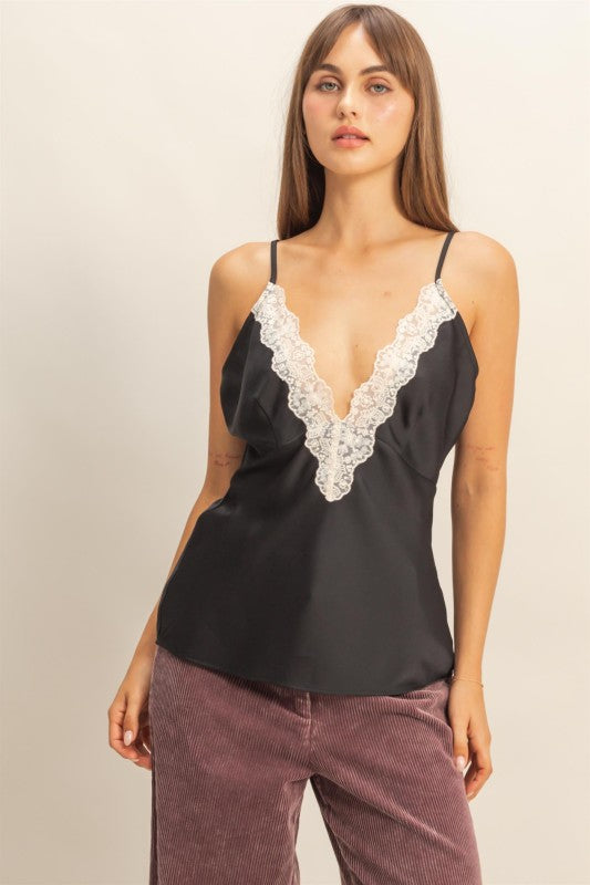 “senai” lace camisole