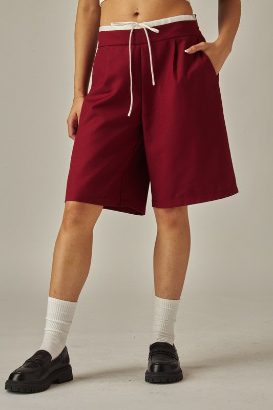 “aileen” trouser jorts