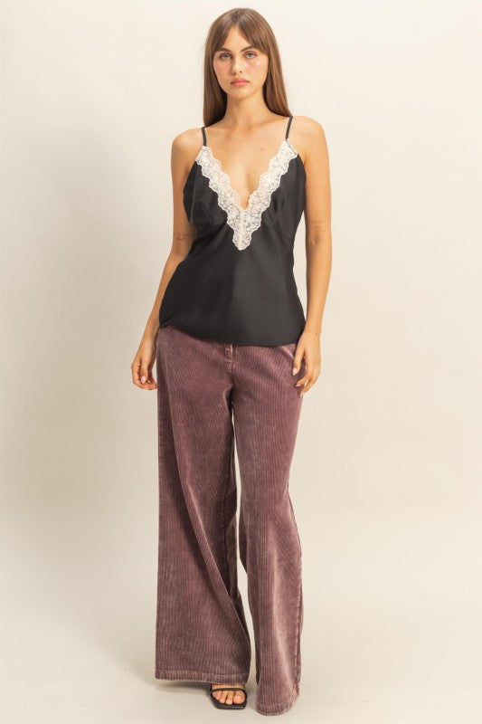 “senai” lace camisole