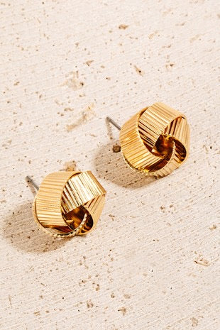 “Metal rose” earings