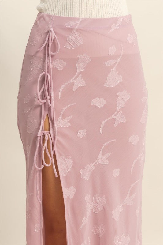 “viri” maxi skirt