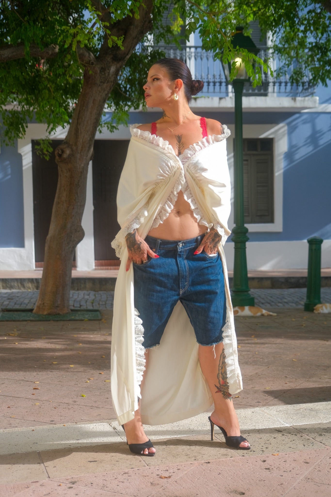 levis denim jorts