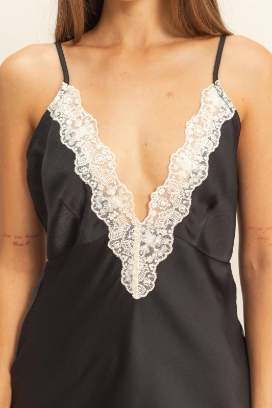 “senai” lace camisole