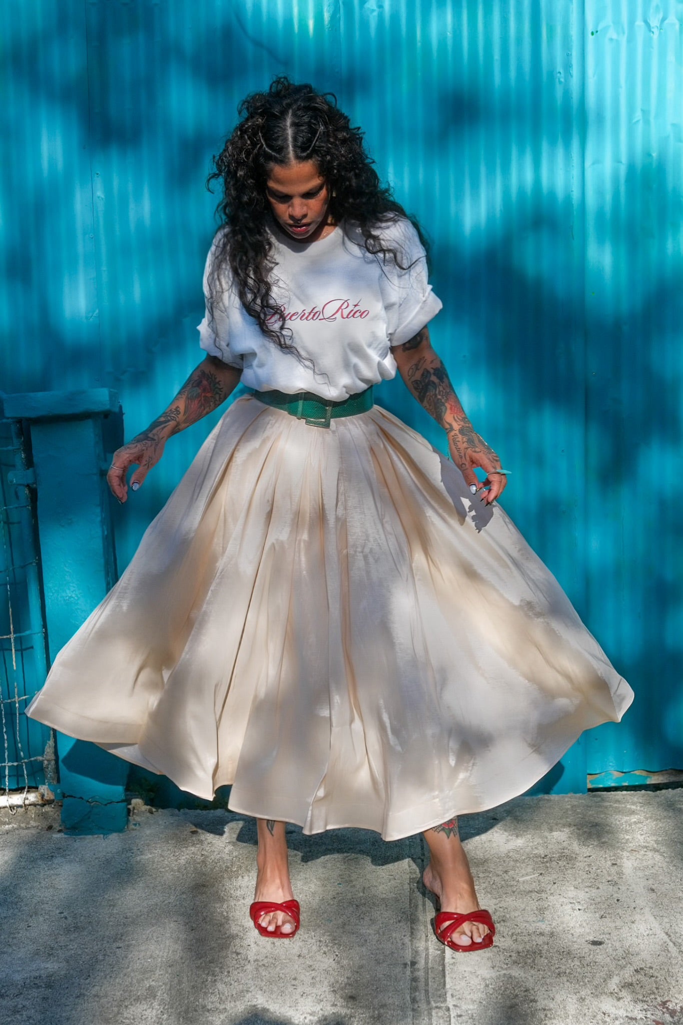 “roberta” circle skirt
