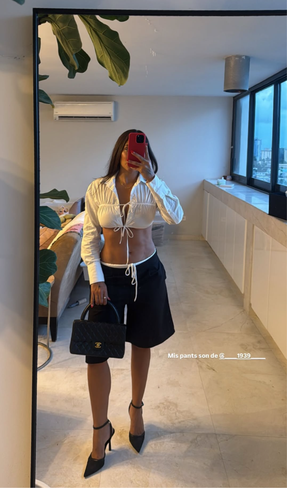 “aileen” trouser jorts