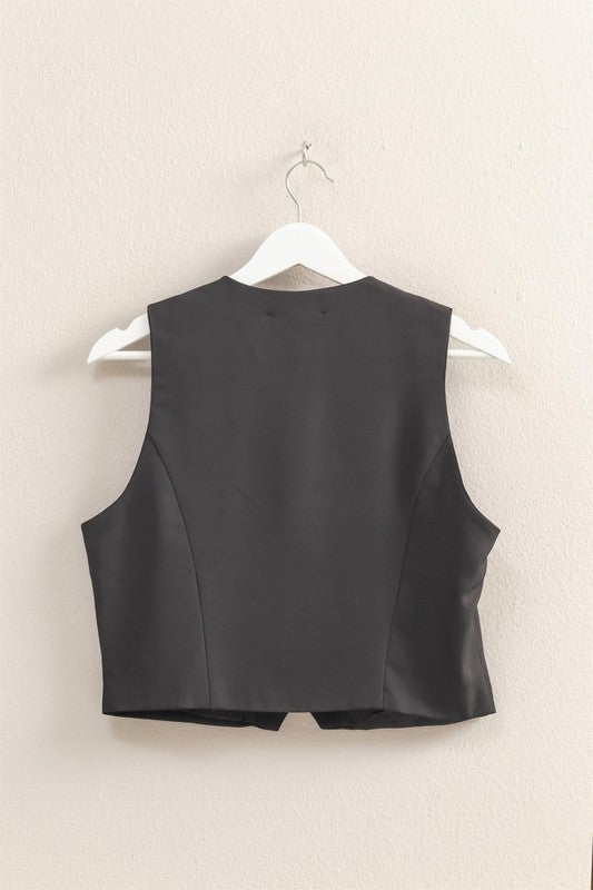 “maite” black vest