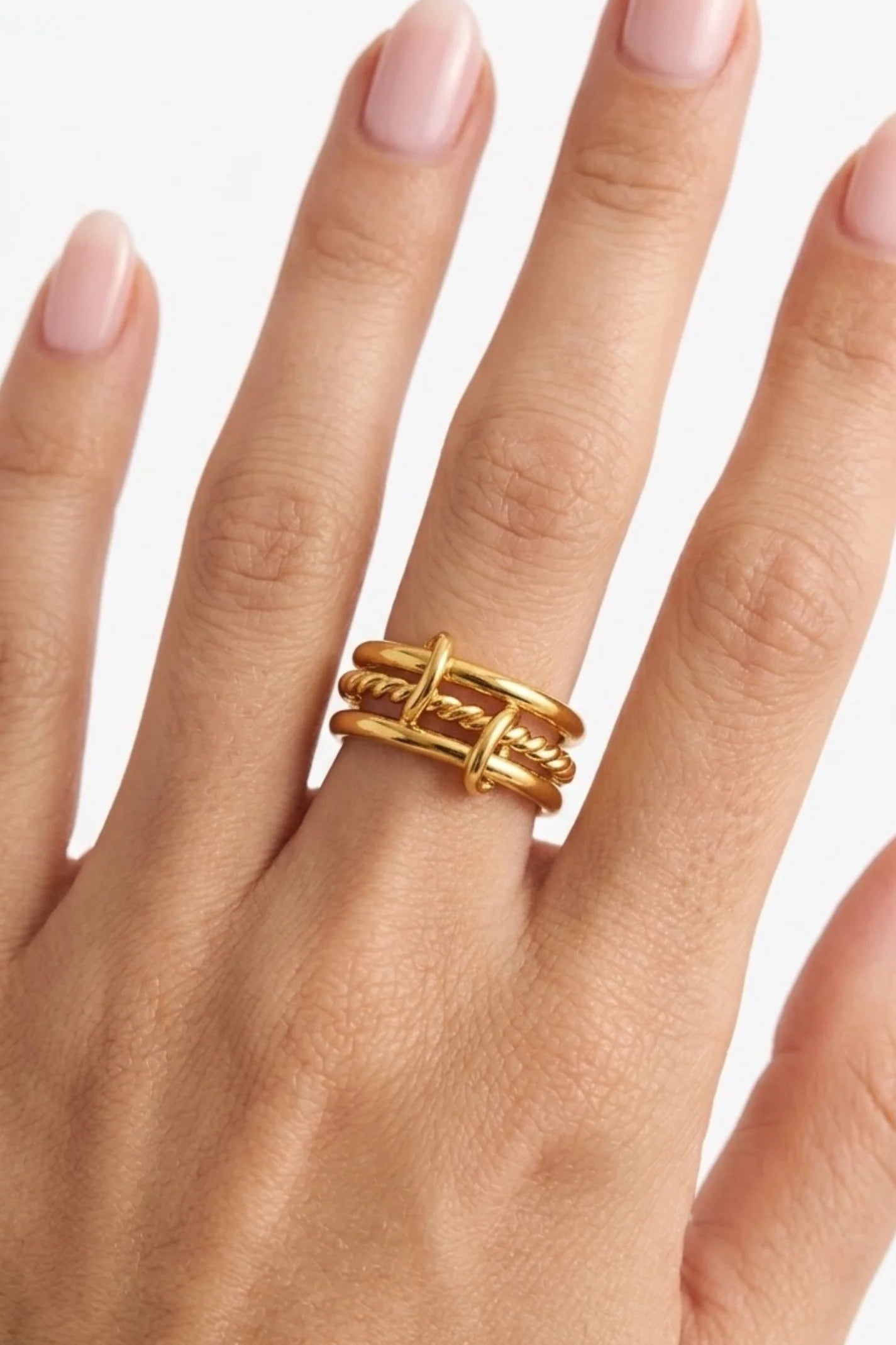 “del sur” stackable ring