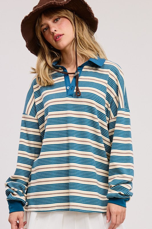 “Sonia” polo long sleeves