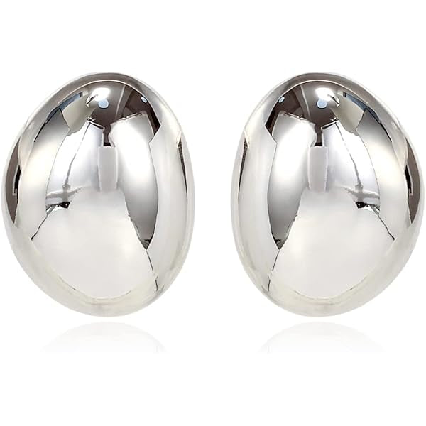 “isabel” gold oval studs