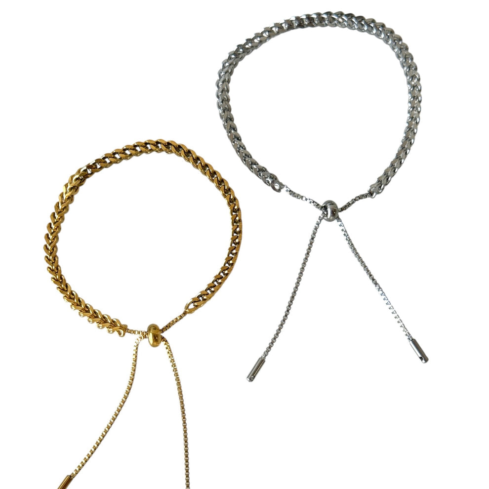 “valeria” gold adjustable bracelet