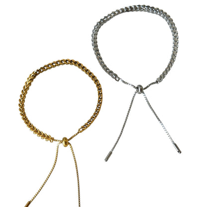 “valeria” gold adjustable bracelet
