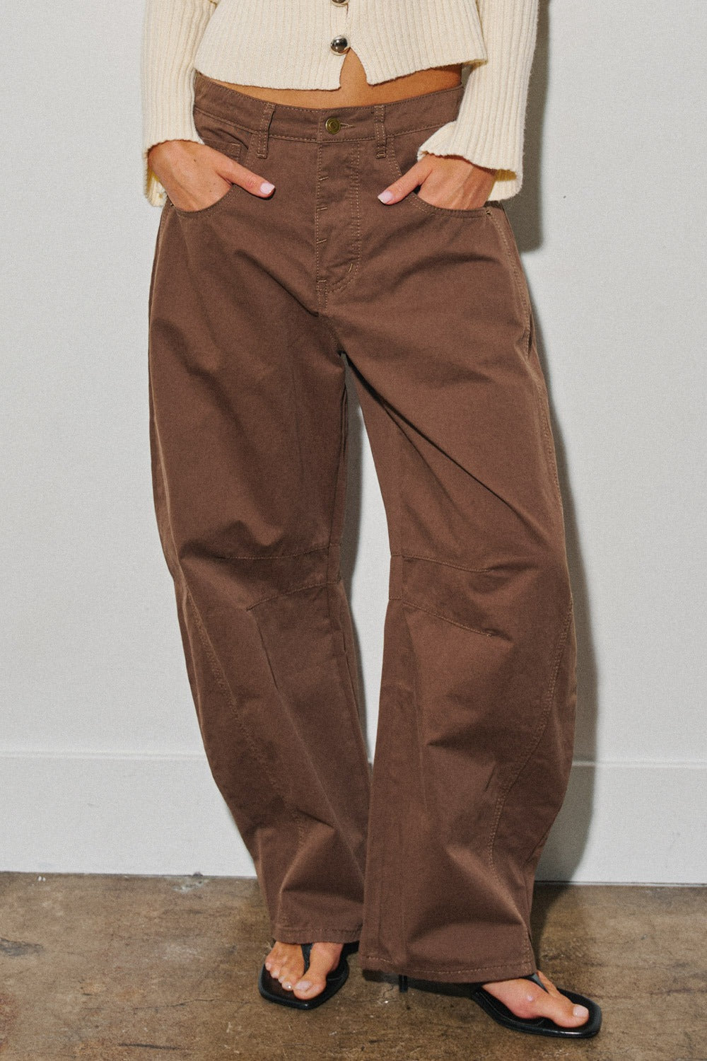 “liz” barrel jeans