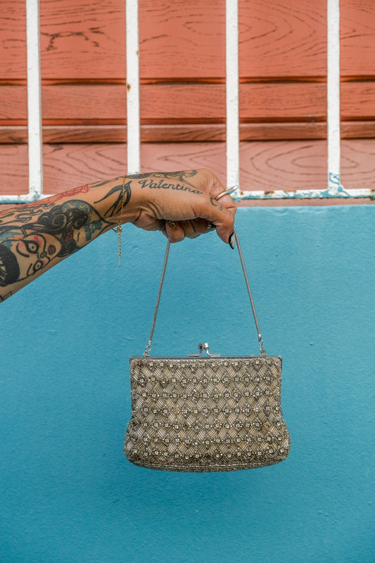 vintage beaded bag