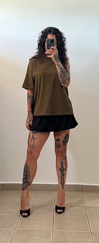 “cristal” bubble skirt