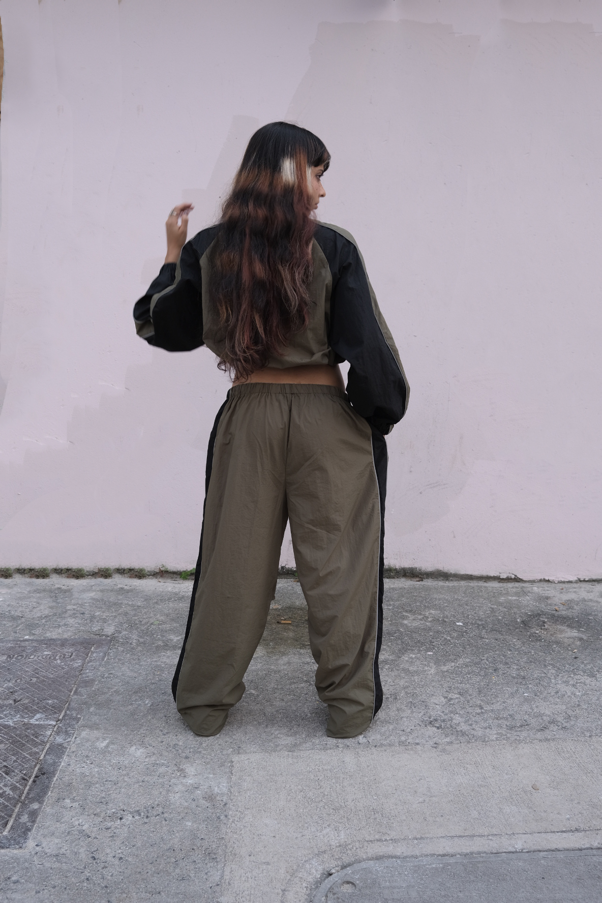 Pants “mercedes” parachute tracksuit bottoms