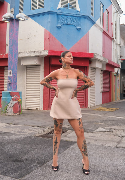 “carry” bubble dress