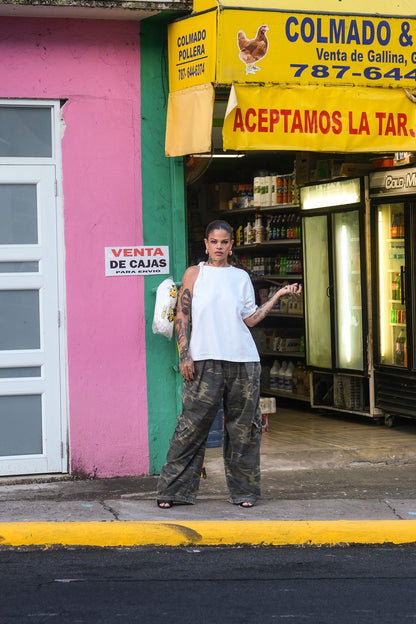 “milena” asymmetric tee