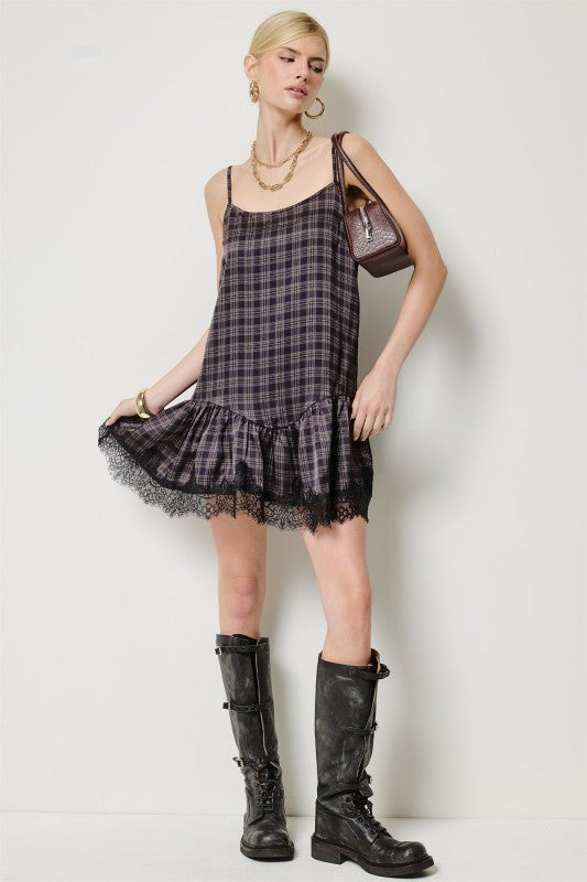 “natalia” plaid dress
