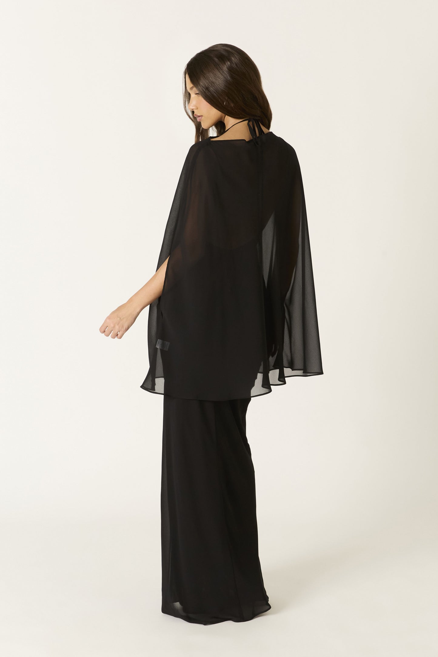 “margarita” cape dress