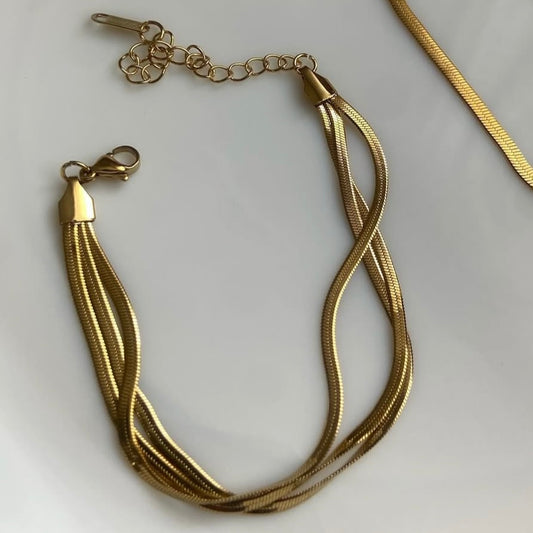 “bianca” triple bracelet