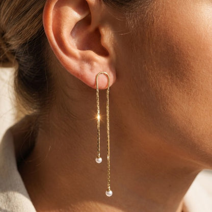 “Lily” drop earrings