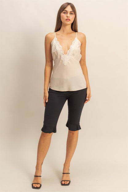 “senai” lace camisole