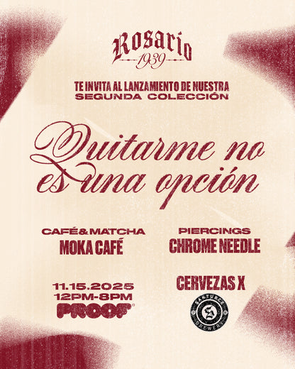 “quitarme no es una opción” crop top tee