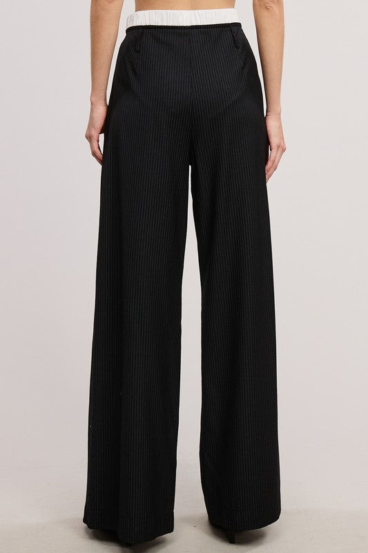 “tommy” pinstripe pants