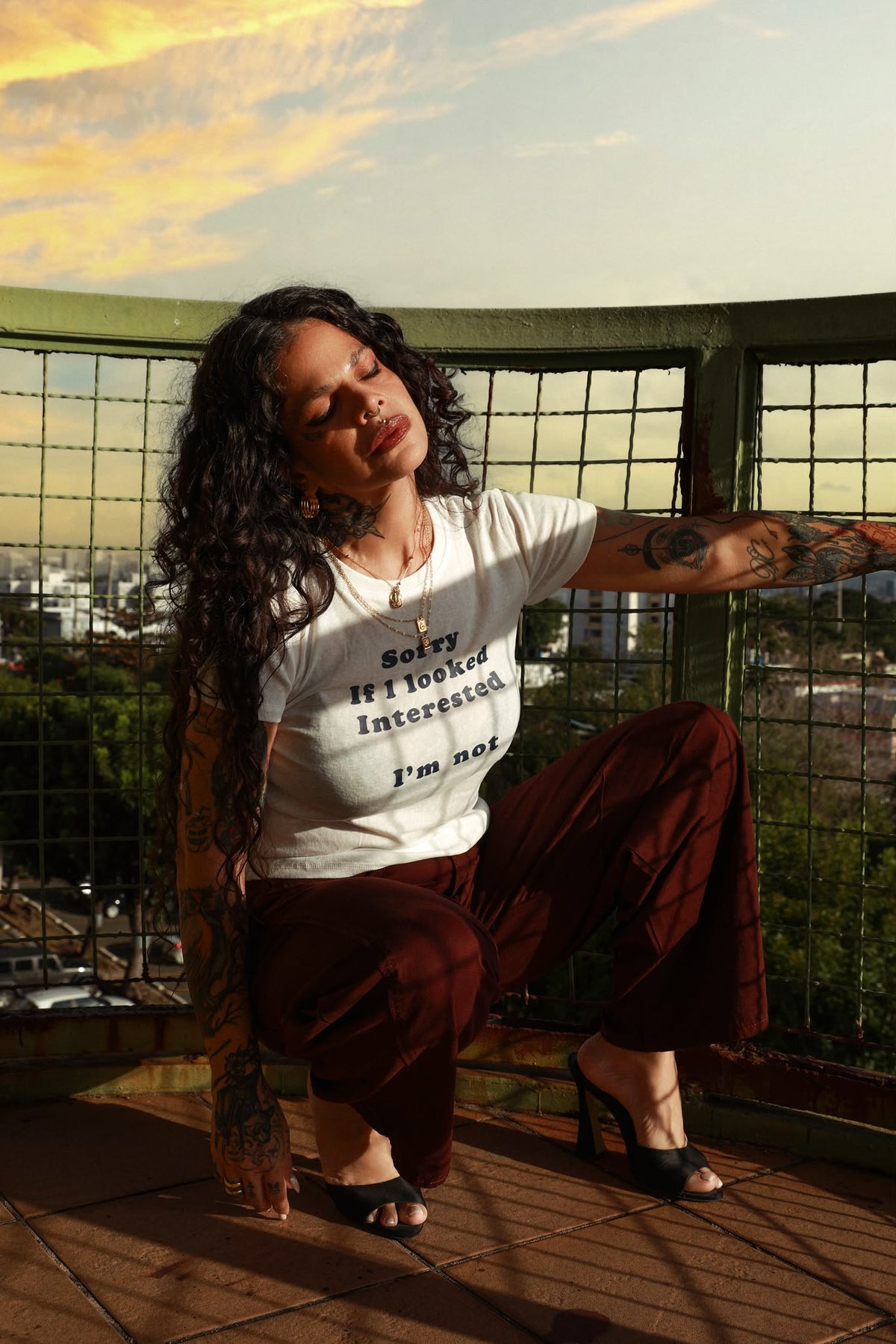 “Mala mía” white tee