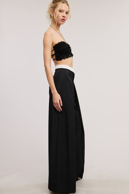 “tommy” pinstripe pants