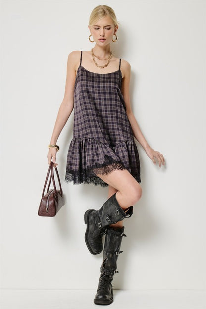 “natalia” plaid dress