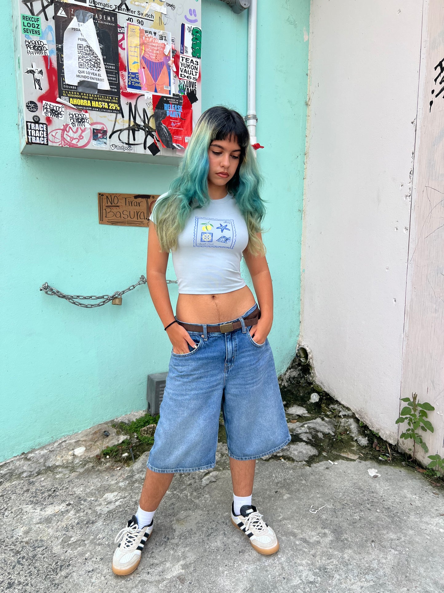 “amalfi” baby tee