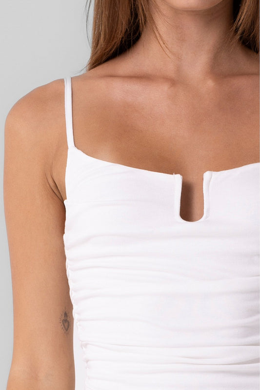 “regina” white cami top