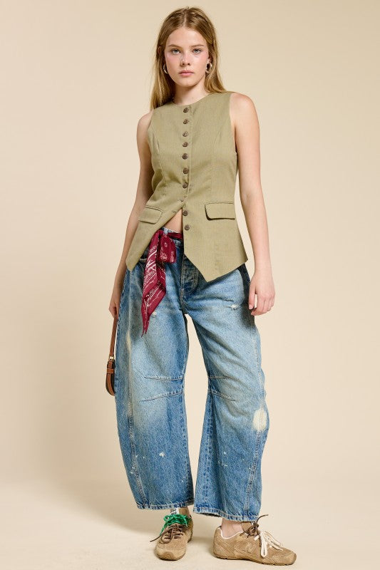 “lily” waistcoat vest
