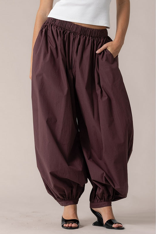 “cristina” balloon harem pants