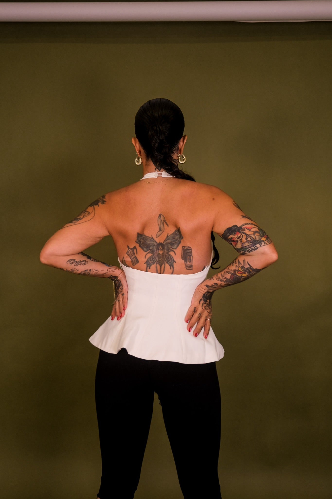 “alejandra” peplum top