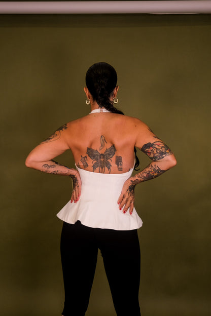 “alejandra” peplum top