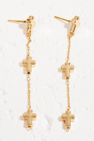 Accesorios 
“Crux” dangle earrings