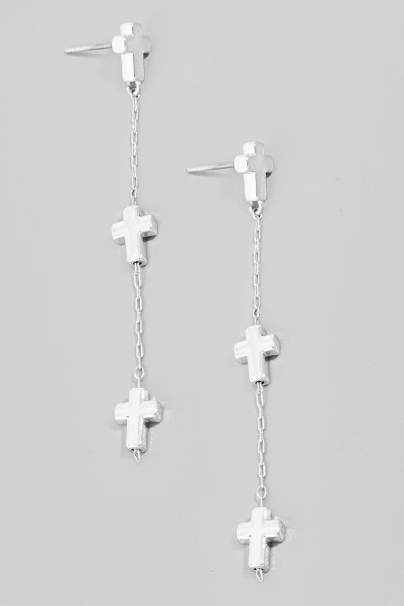 Accesorios 
“Crux” dangle earrings