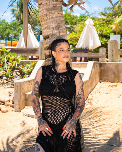 “kiki” black cover up