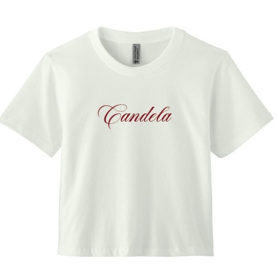 “candela” crop top boxy tee
