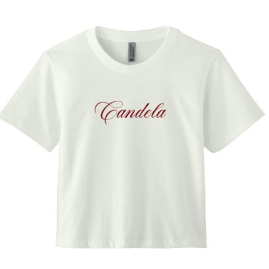 “candela” crop top boxy tee
