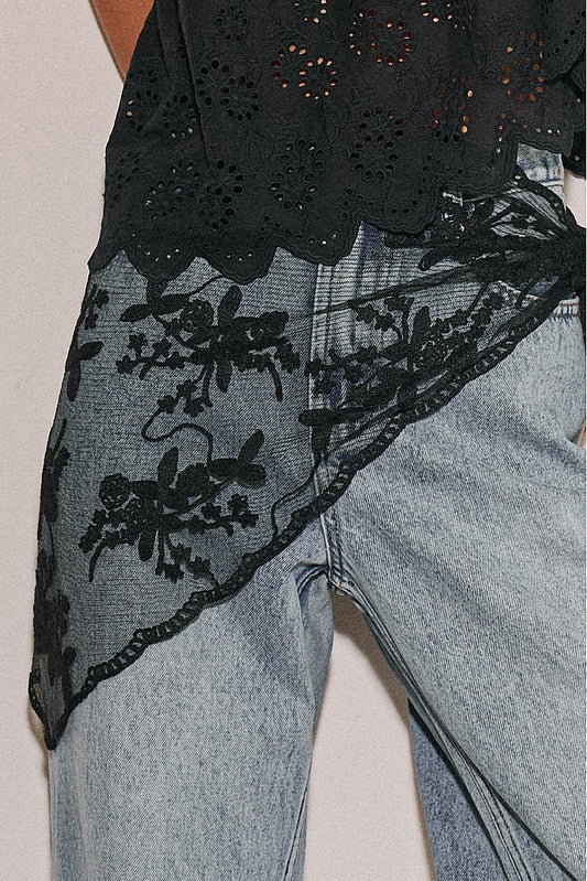 “penélope” lace scarf