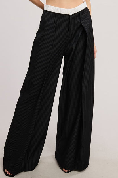 “tommy” pinstripe pants