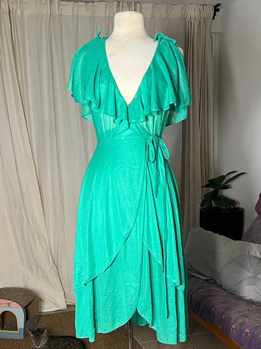 “miranda” wrap around vintage dress