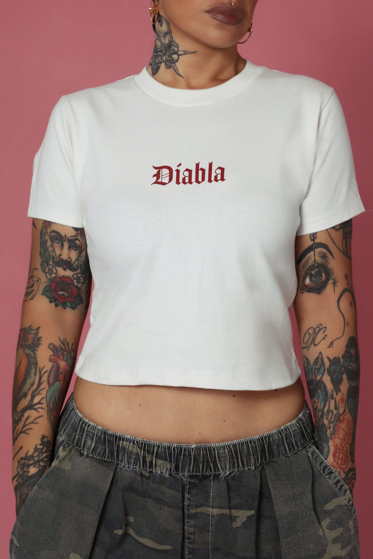 restock “diabla” sand crop top
