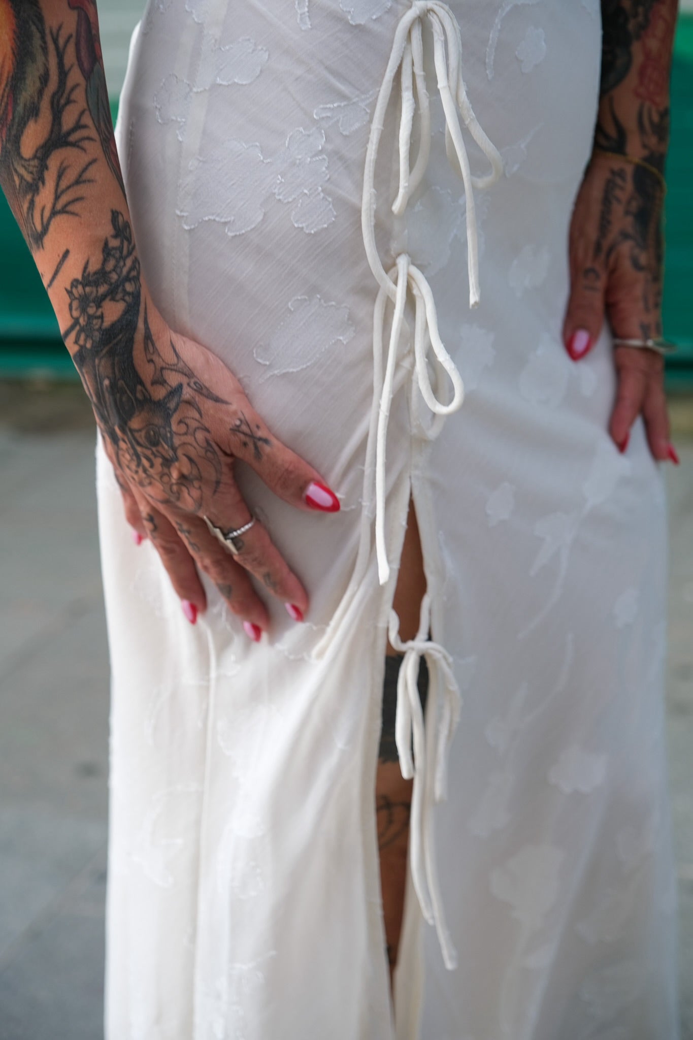 “viri” maxi skirt