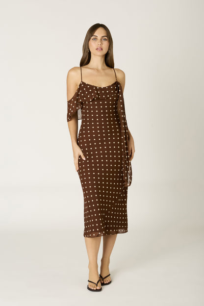 “amelia” polka dots dresd