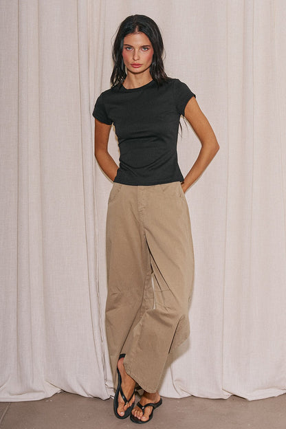 restock “alondra” barrel jean