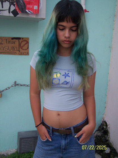 “amalfi” baby tee